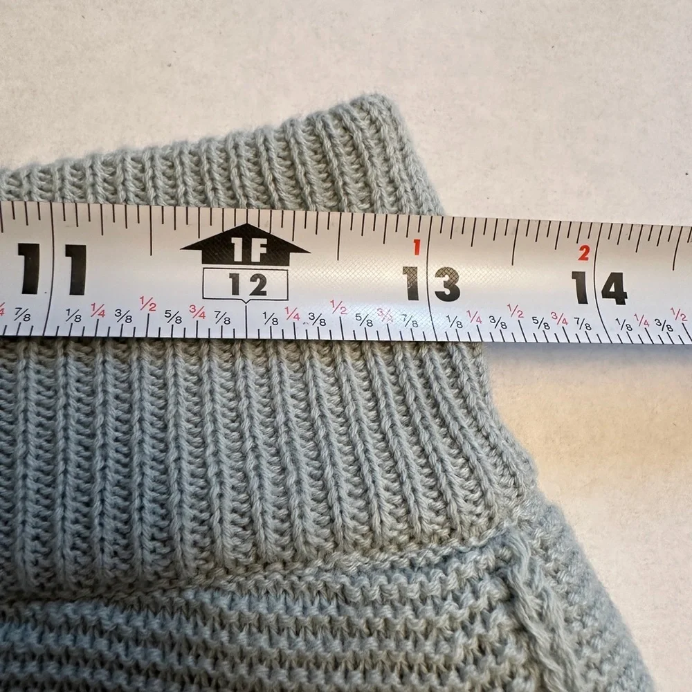 NWT The Normal Brand Helen Wide Leg Pants Size Small Sea Glass Color Waffle Knit - Picture 8 of 11